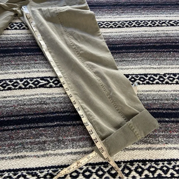 Soft Surroundings Convertible Olive Green Pants Capri Cropped XSmall XS - Picture 6 of 14